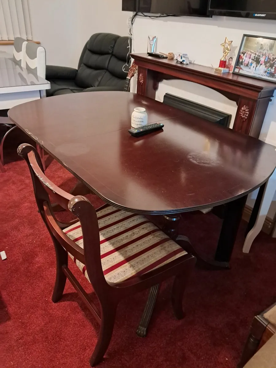 Table and 4 Chairs - Image 2
