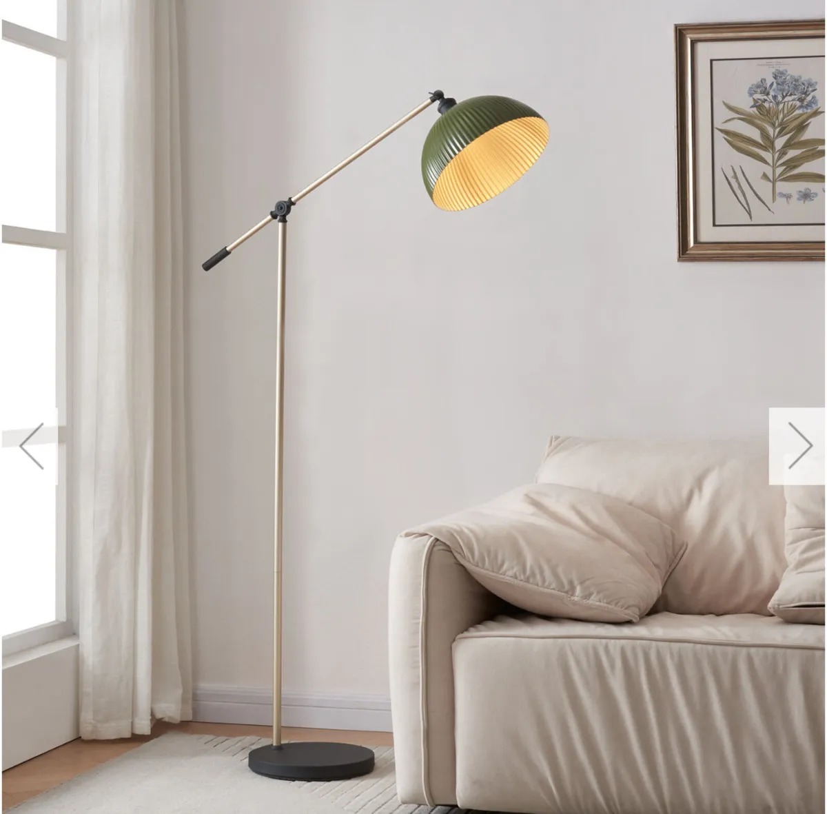 Green floor lamp - Image 1