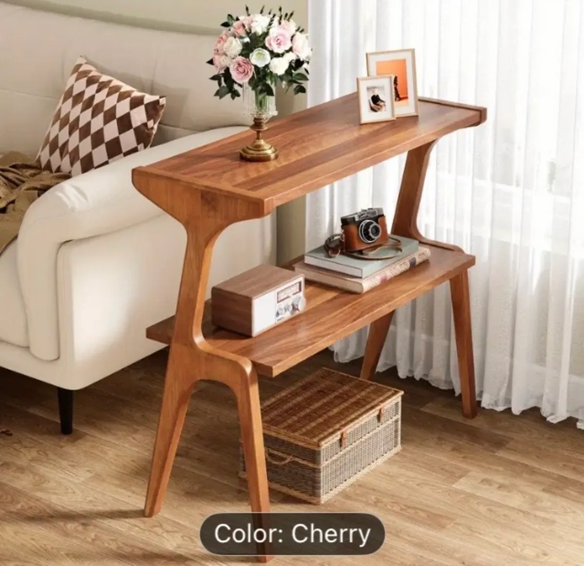 Cherry modern Scandinavian style table free post - Image 1