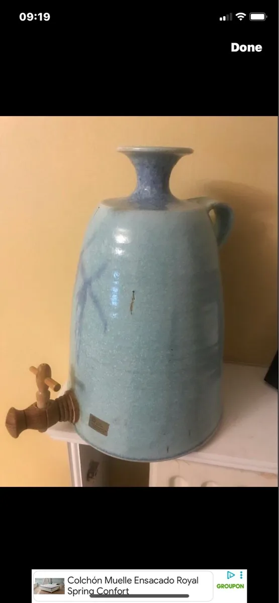 Rare Vintage Large Louis Mulcahy Cider Jar - Image 2