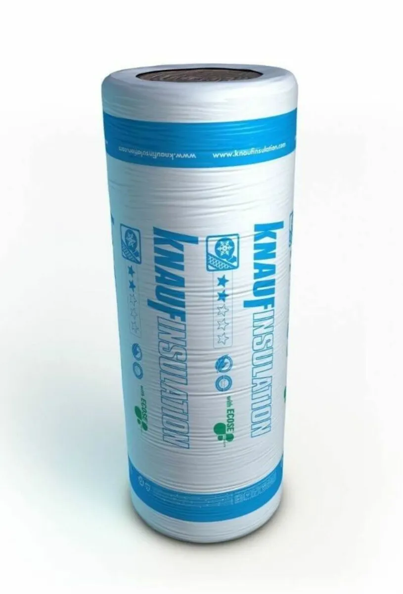 Attic Insulation - Knauf Earthwool - 12 Rolls - Image 1
