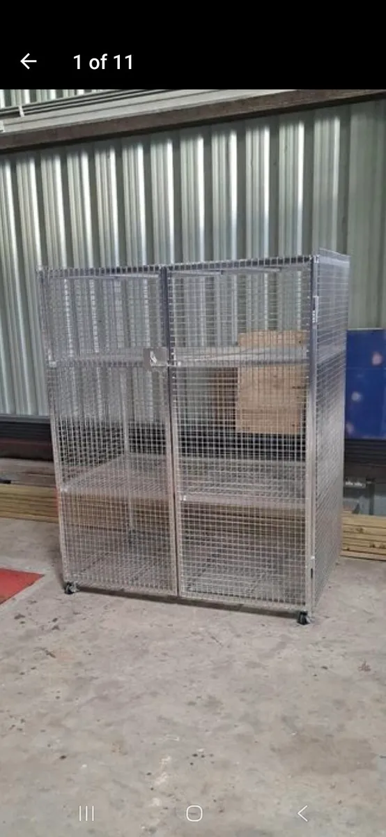 Large Large Stainless Steel Metal Wire Cage - Image 1