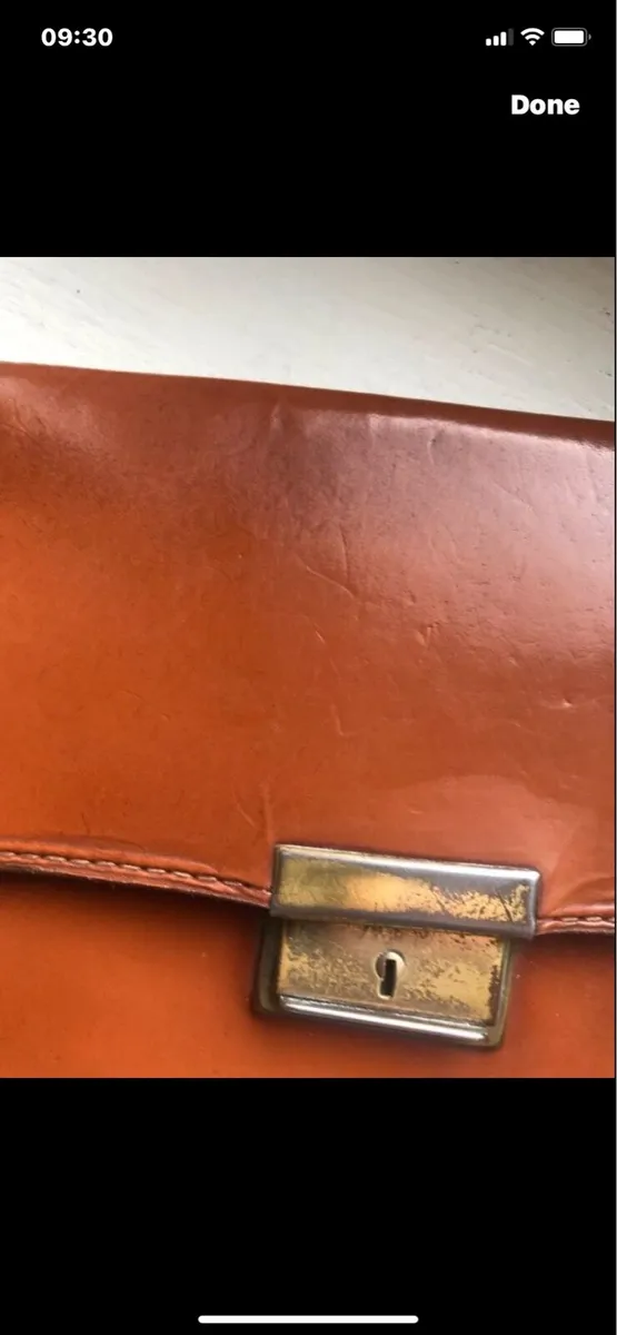 Leather Wrist/ Clutch Bag - Image 2