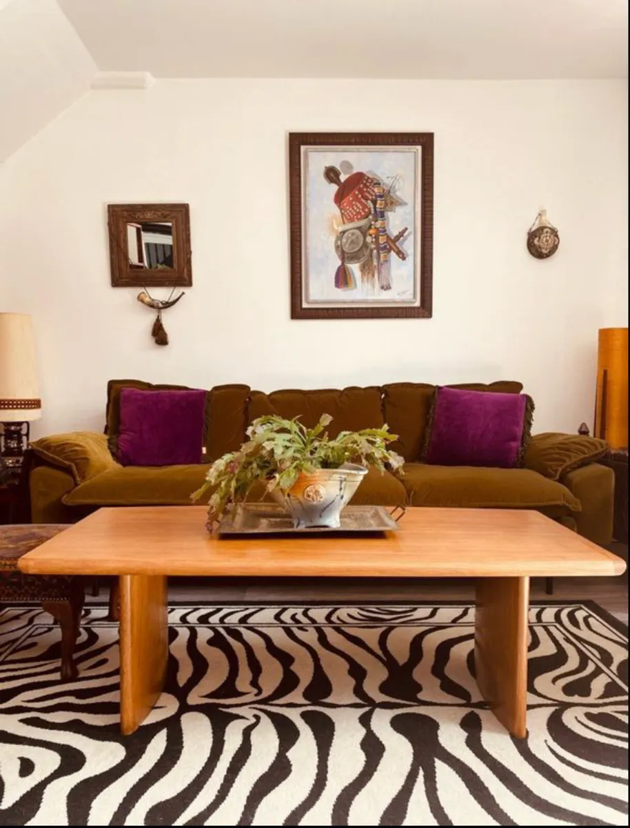 Mid Century Large Danish Coffee Table - Image 1