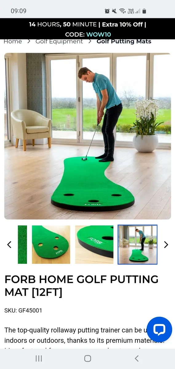 12 Foot Putting Mat - Image 2
