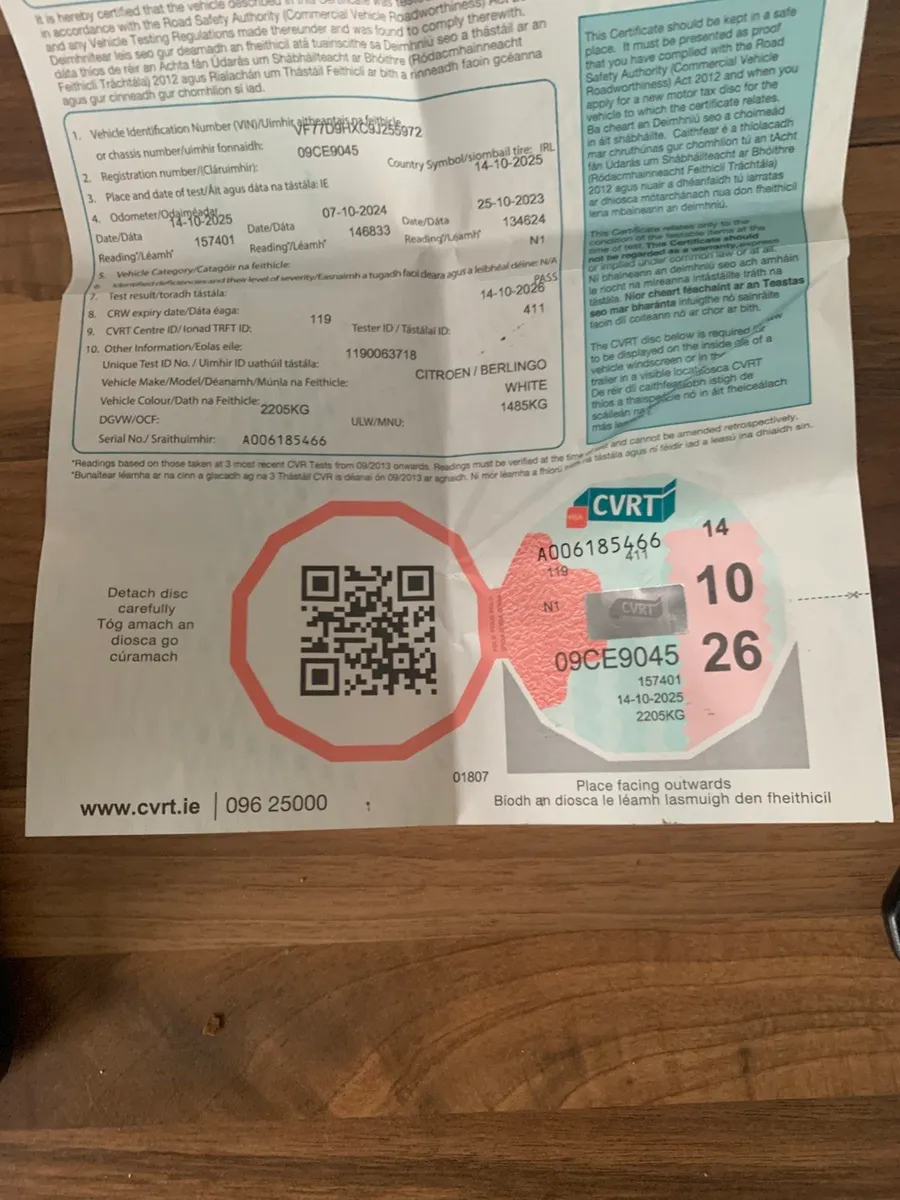 Berlingo low miles long test and tax - Image 3