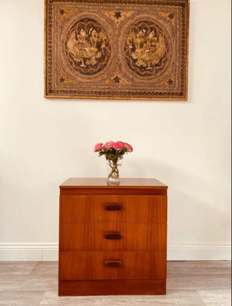 Mid Century Bedside Locker Drawers - Image 1