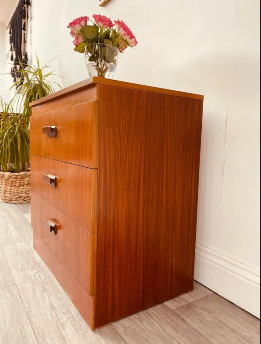 Mid Century Bedside Locker Drawers - Image 2