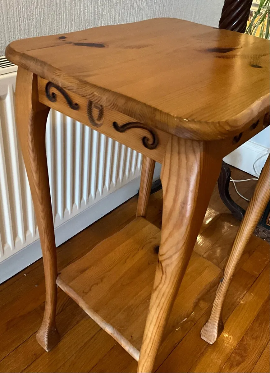 Occasional Carved Wood Table - Image 4