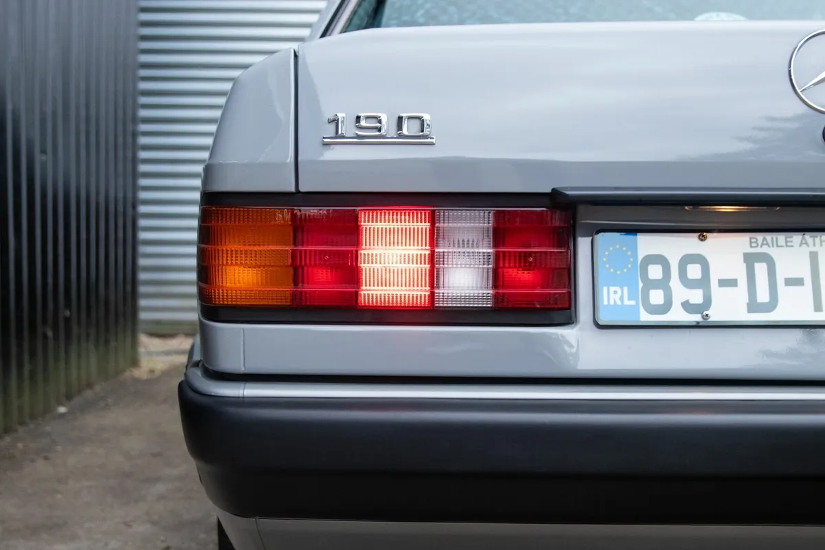 1989 Mercedes-Benz 190 37K Miles Ascot Grey - Image 2