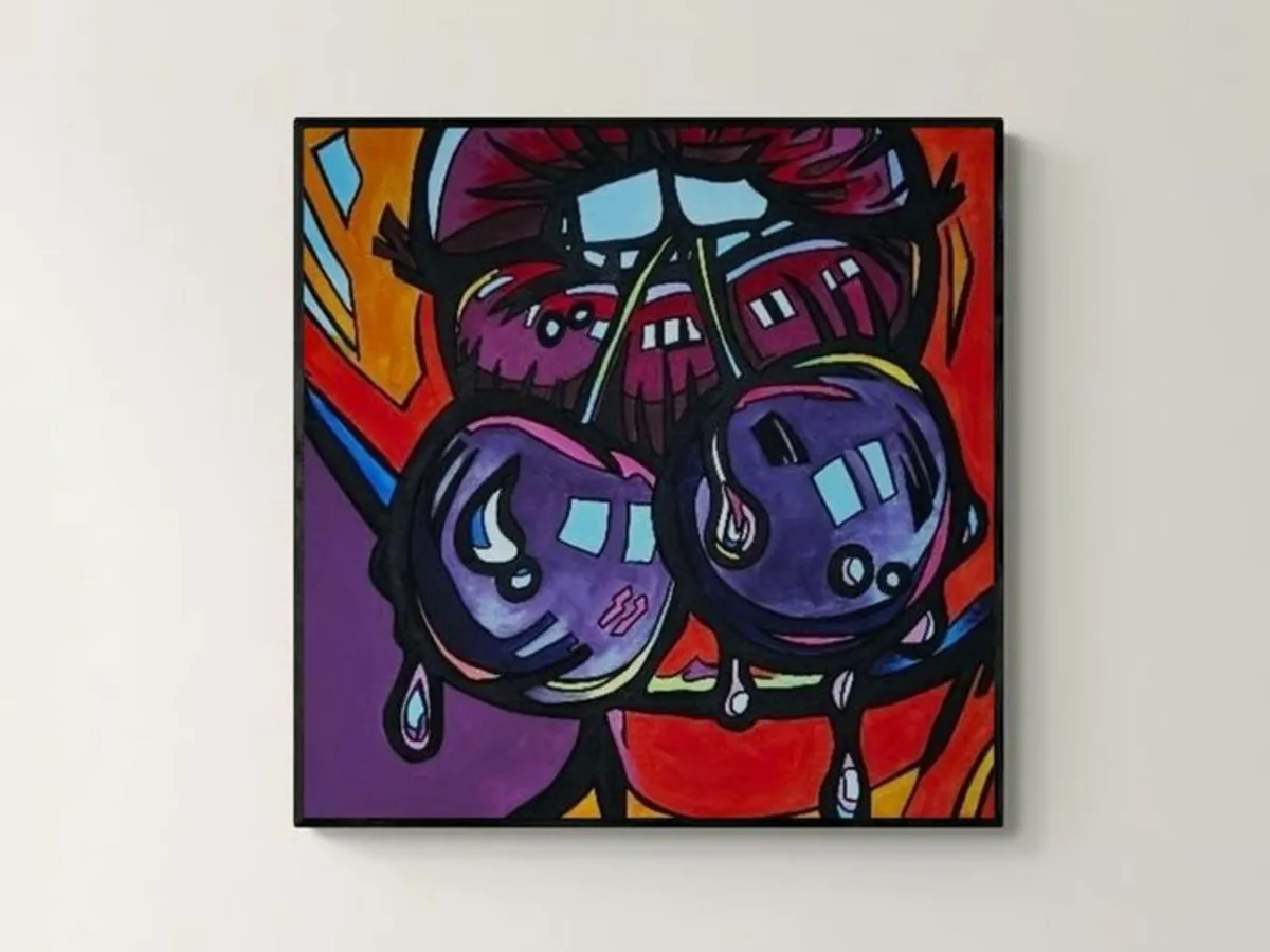 Original hand paint picture, painting by Strzala