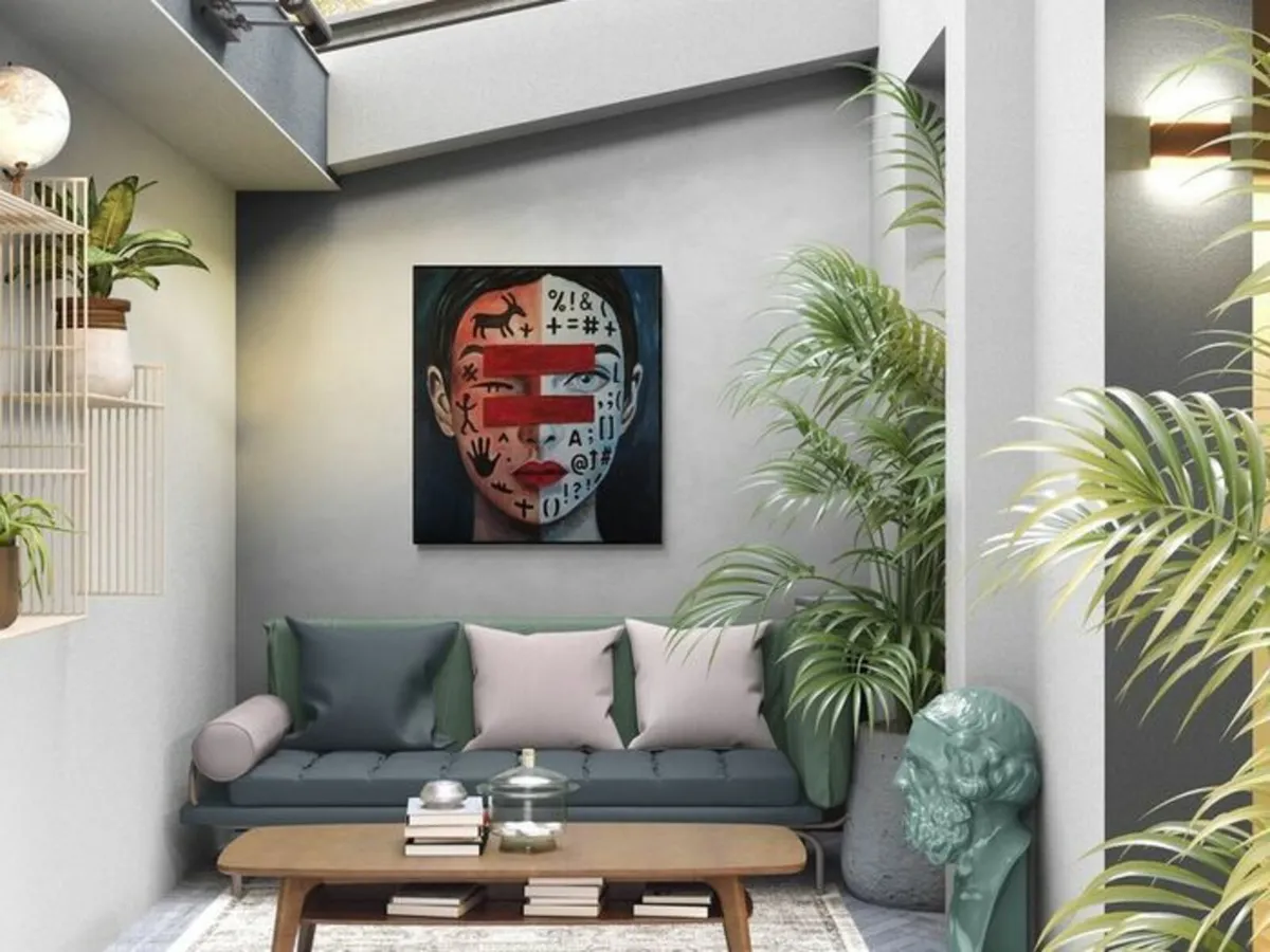 Original hand paint picture, painting by Strzala - Image 2