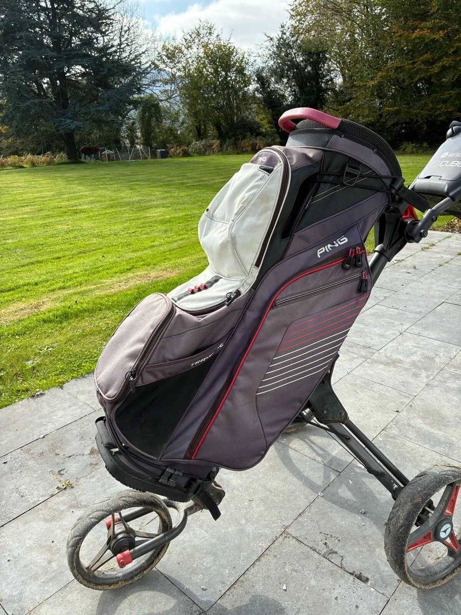 Ping bag & Mottocaddy trolley - Image 2