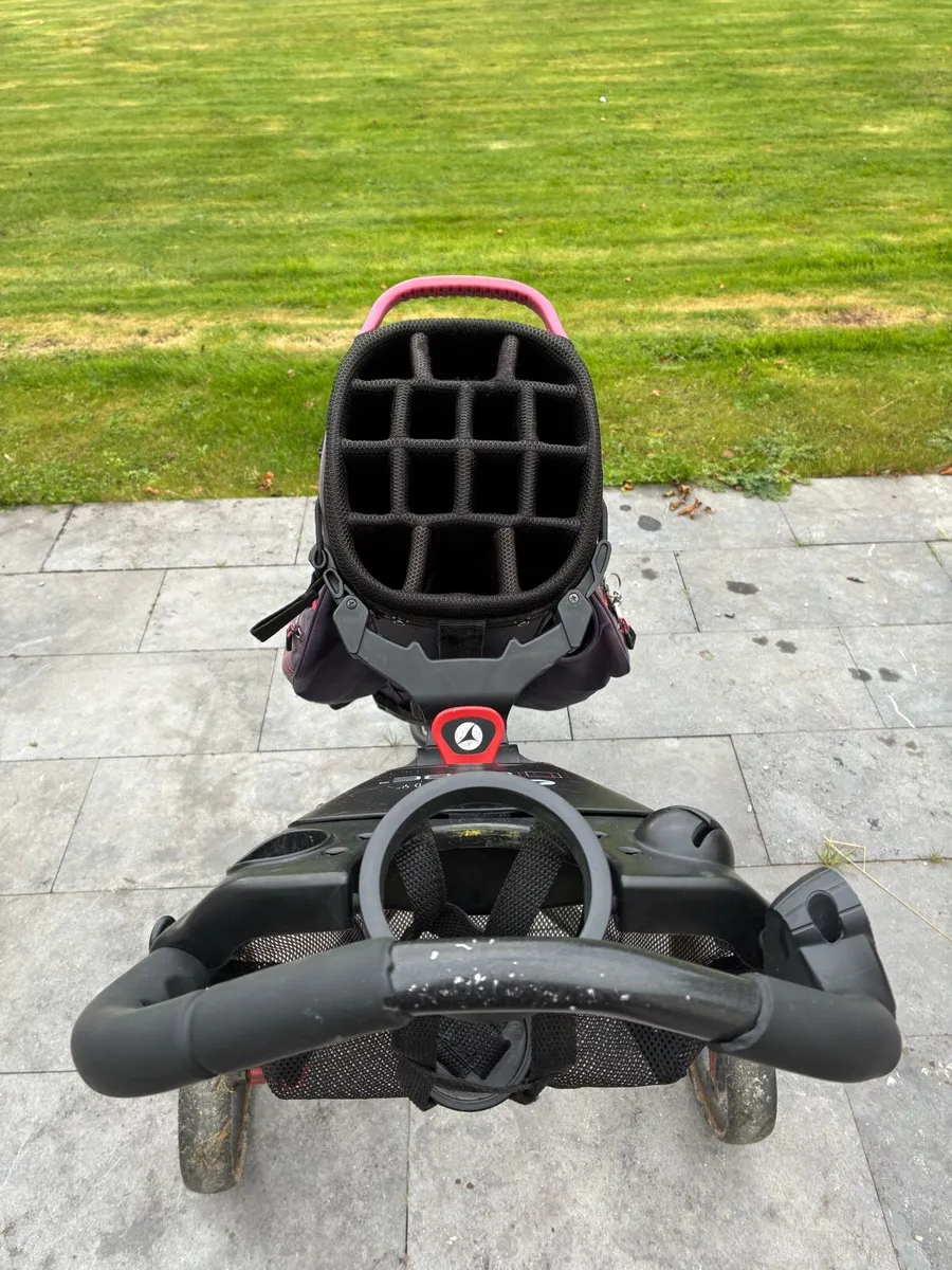 Ping bag & Mottocaddy trolley - Image 4