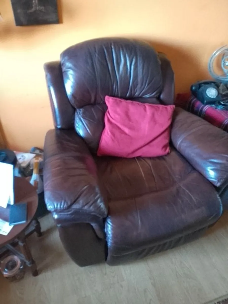 real leather recliner - Image 2