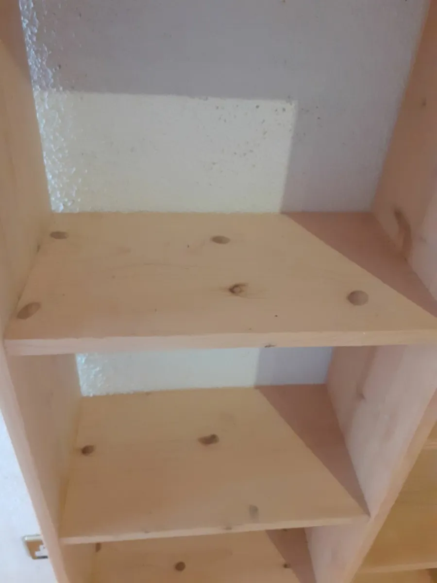 Bespoke White Deal  Shelving Unit - Image 2
