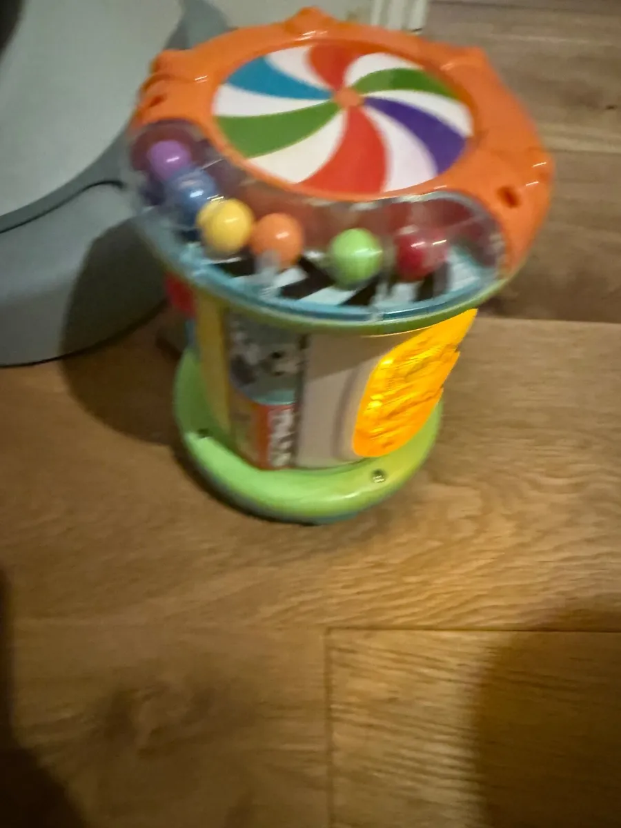 Baby booster seat & toys - Image 1