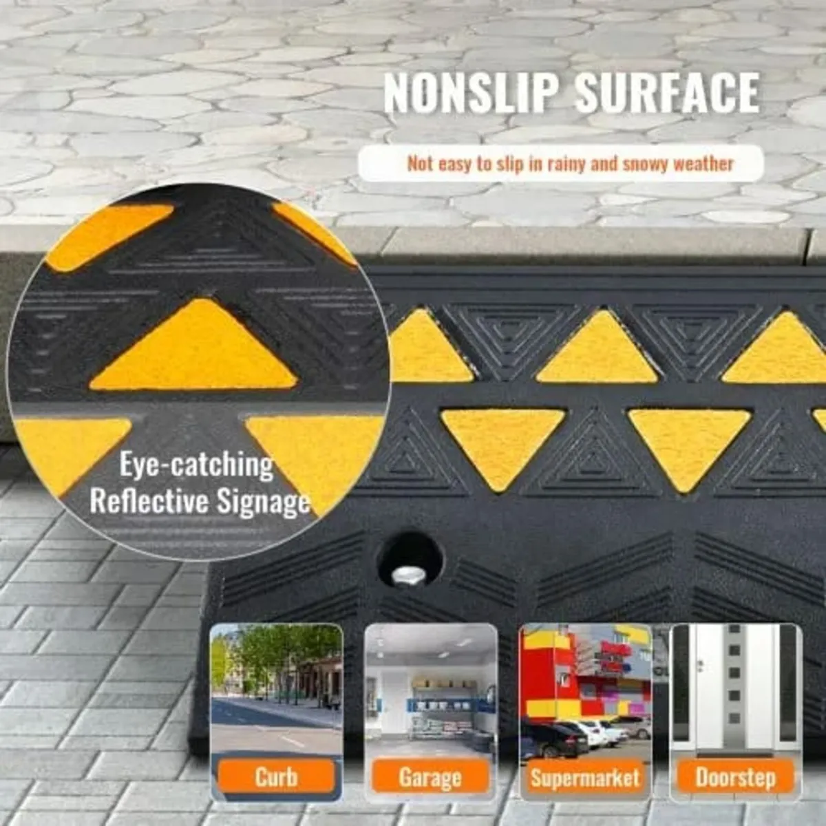 Curb Ramp 2 Pack, 5" Rise Height Heavy-Duty 33069 - Image 2