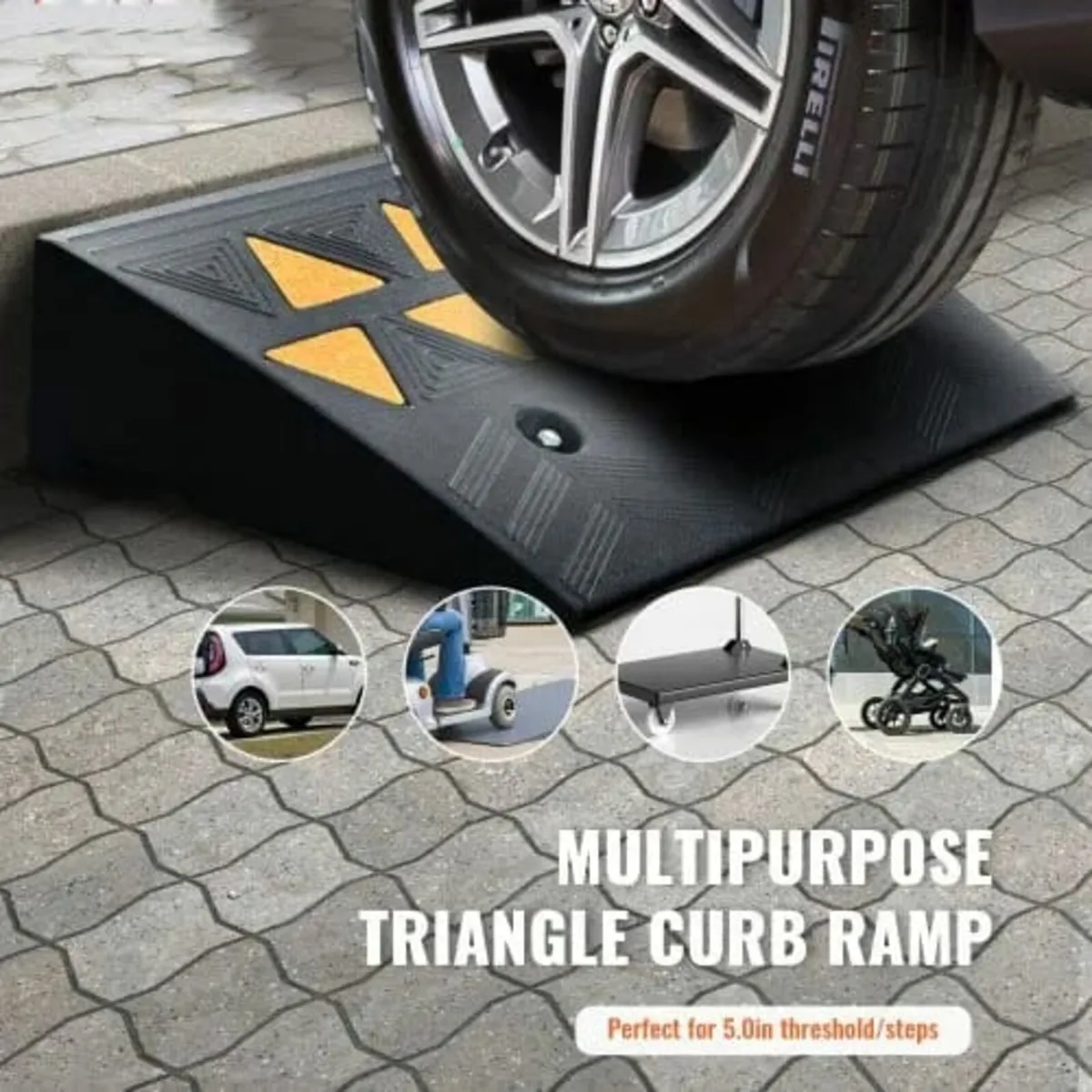 Curb Ramp 2 Pack, 5" Rise Height Heavy-Duty 33069 - Image 3