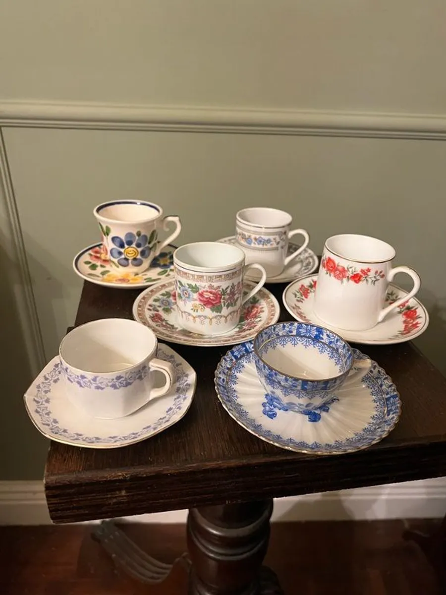 Vintage Espresso cup sets X 6 - Image 1