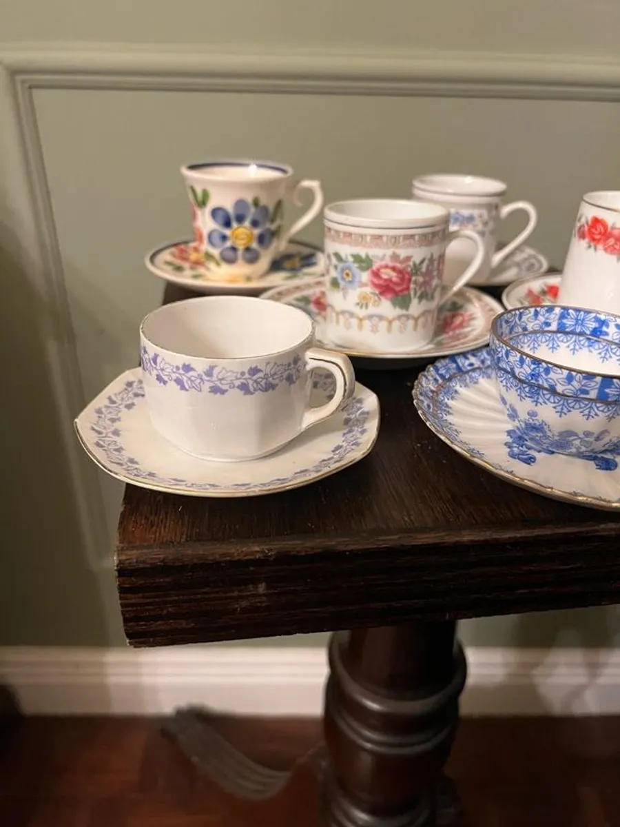 Vintage Espresso cup sets X 6 - Image 2