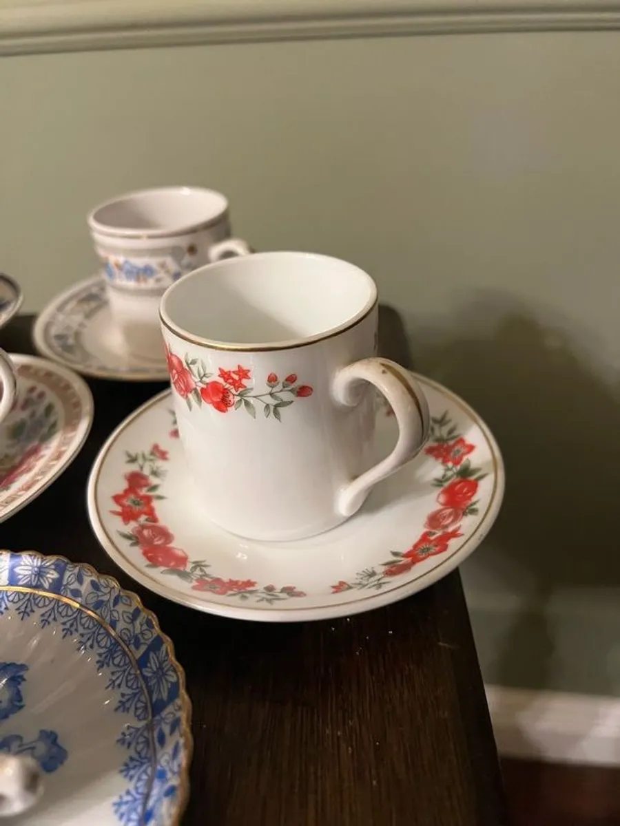 Vintage Espresso cup sets X 6 - Image 4