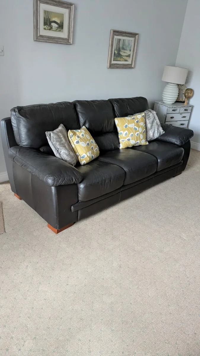 Leather Sofa - Image 1