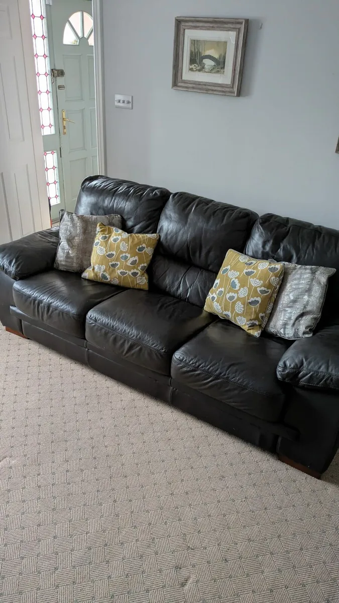 Leather Sofa - Image 2