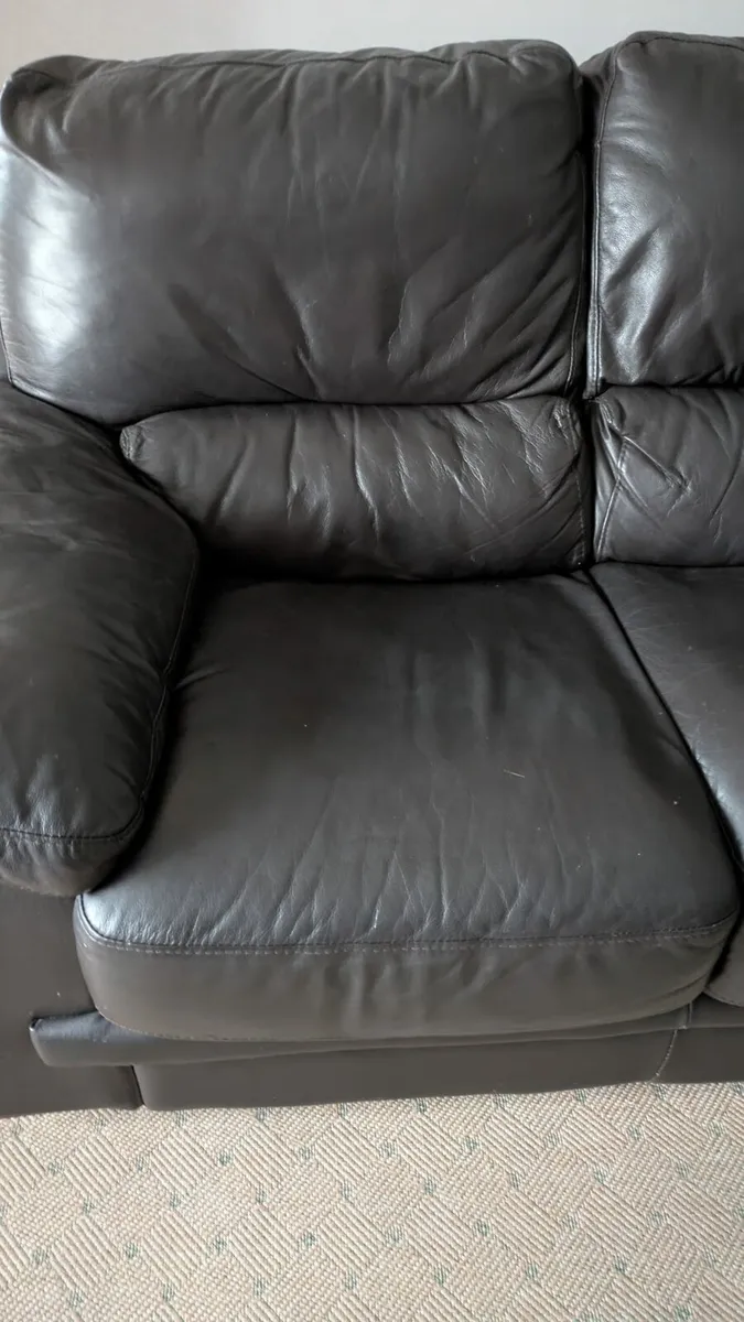 Leather Sofa - Image 3