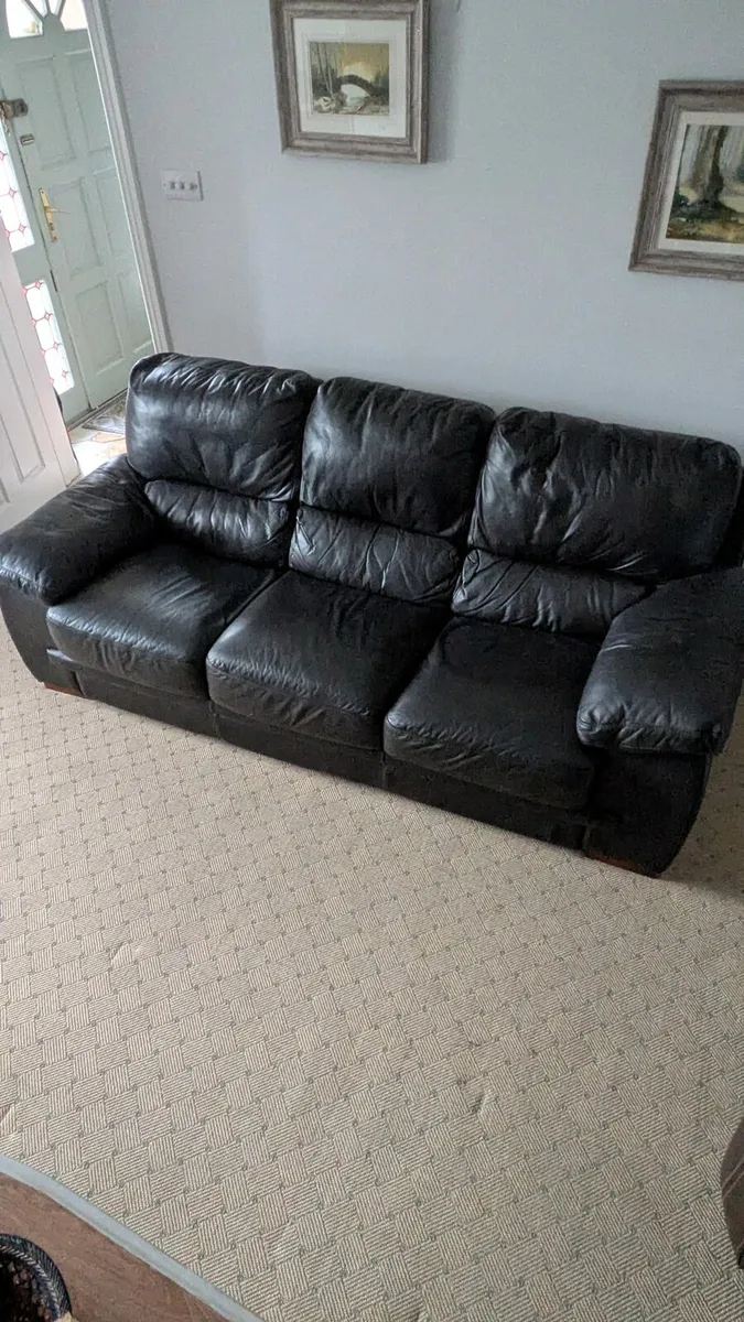 Leather Sofa - Image 4