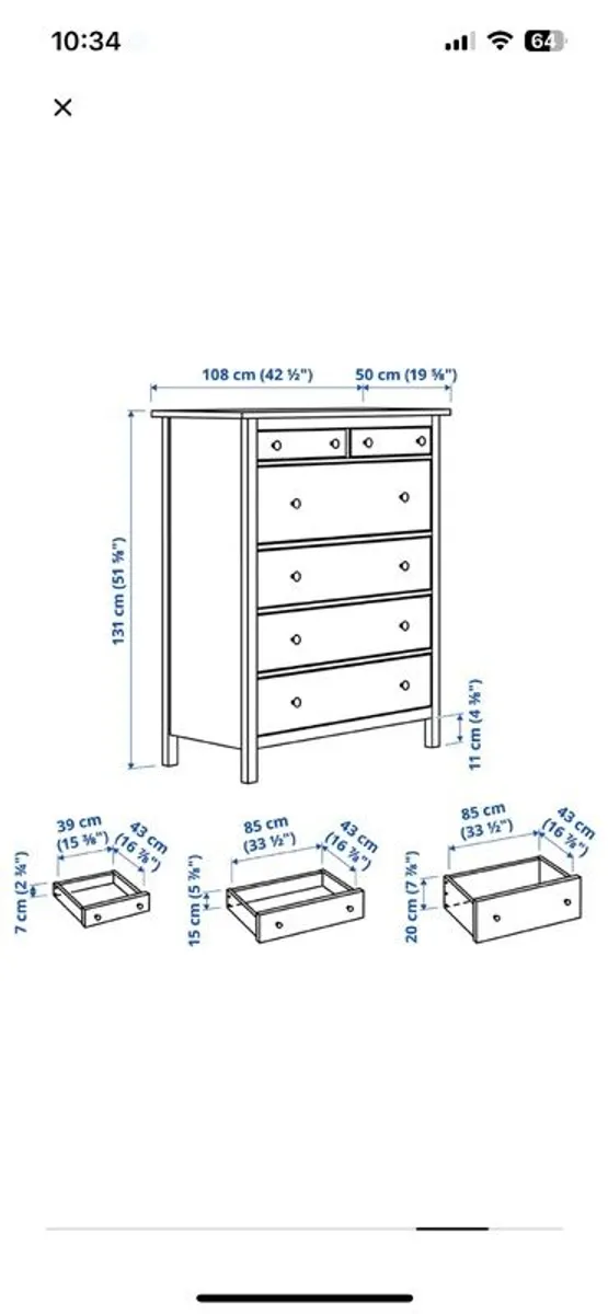 Chest of drawers - Image 2