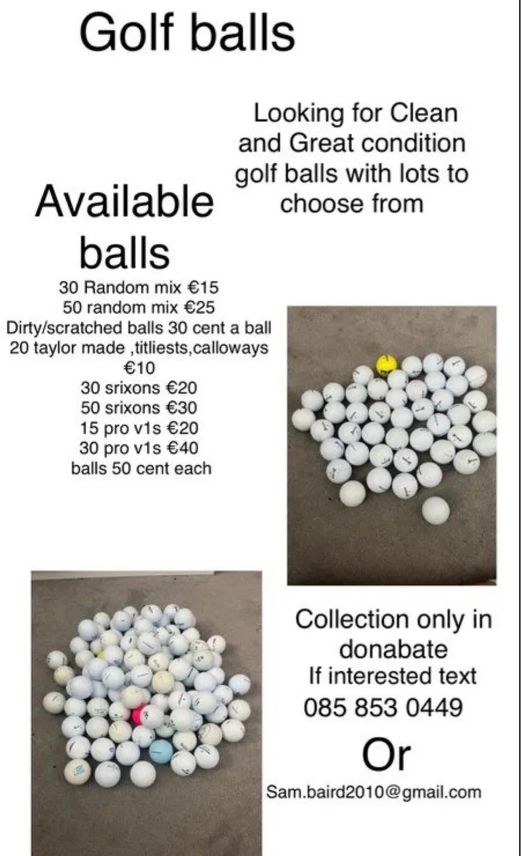 Golf balls