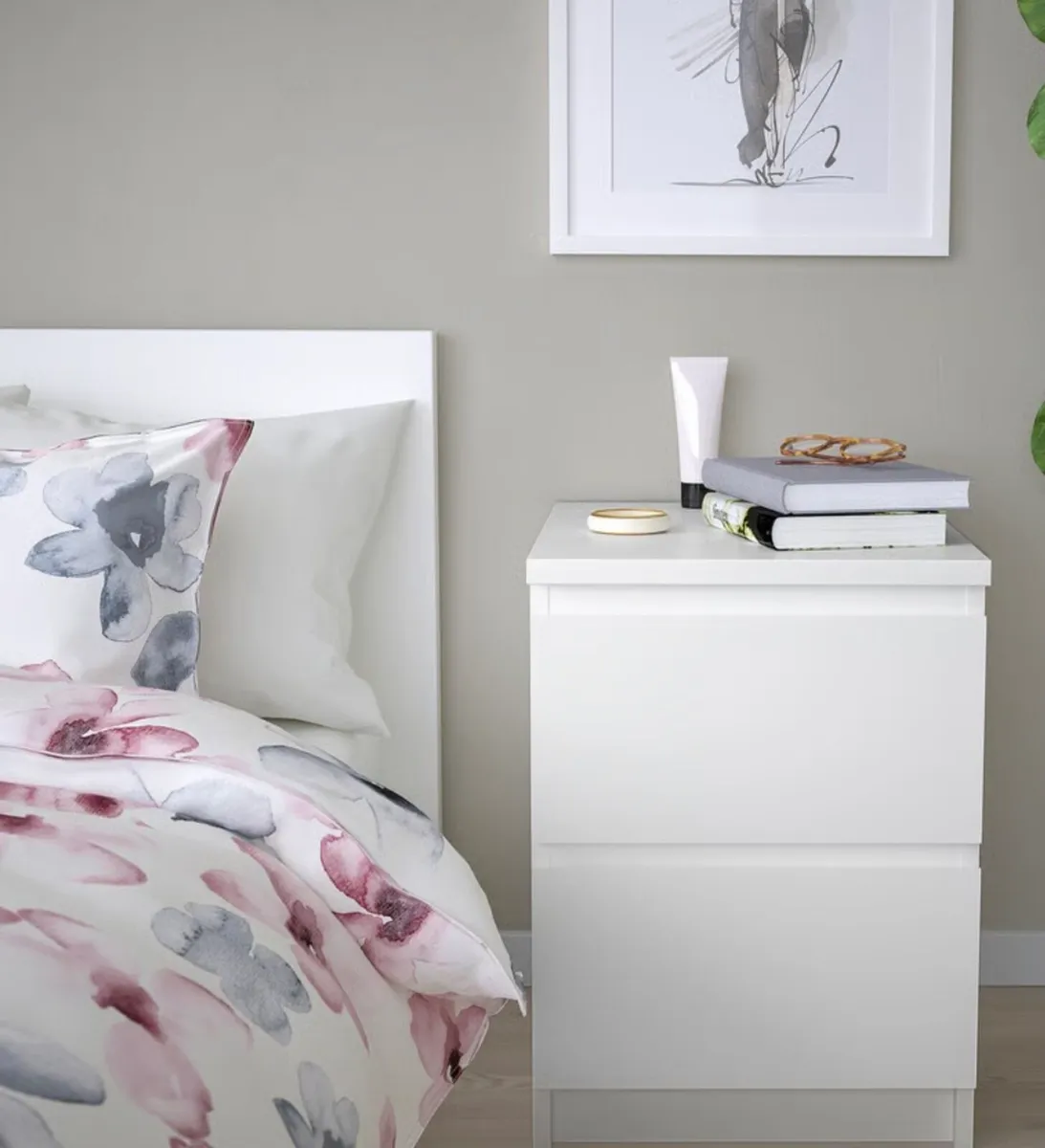 IKEA malm bedside drawers - Image 2