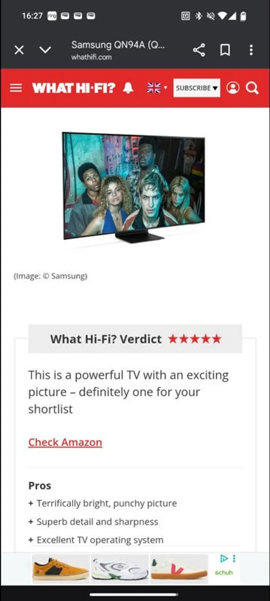Samsung QN94A TV - Perfect for gaming - Image 3