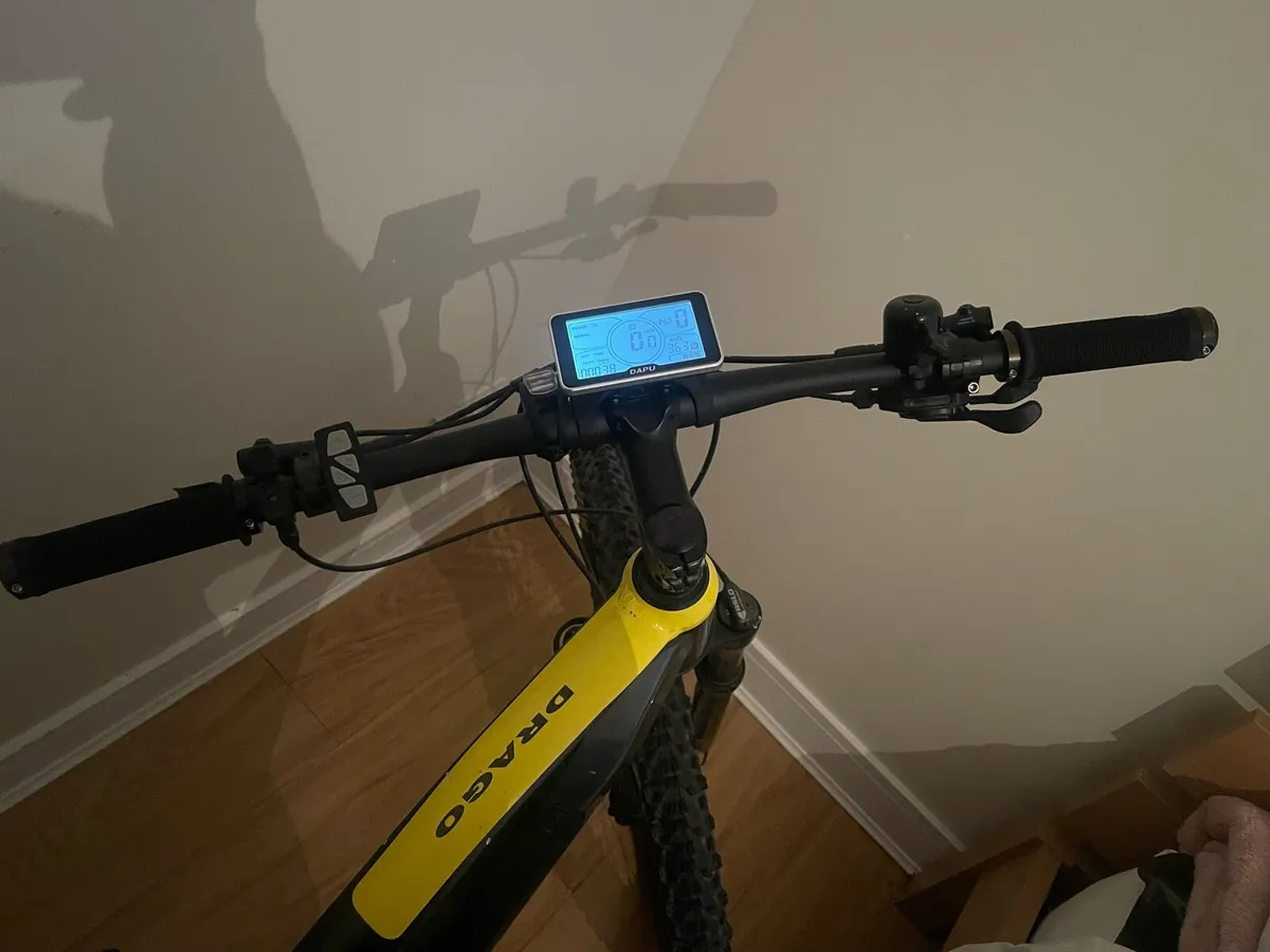 LOVELEC Drago 36V 20Ah 720WH Grey/Yellow E-MTB - Image 4