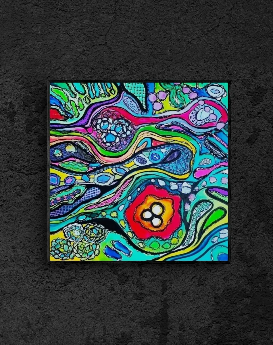 Original hand paint picture, painting by Strzala