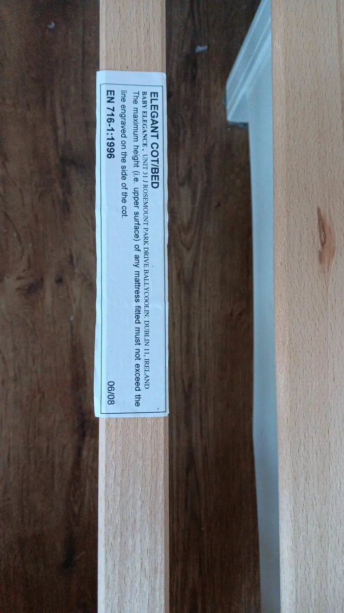 Cot bed - Image 3