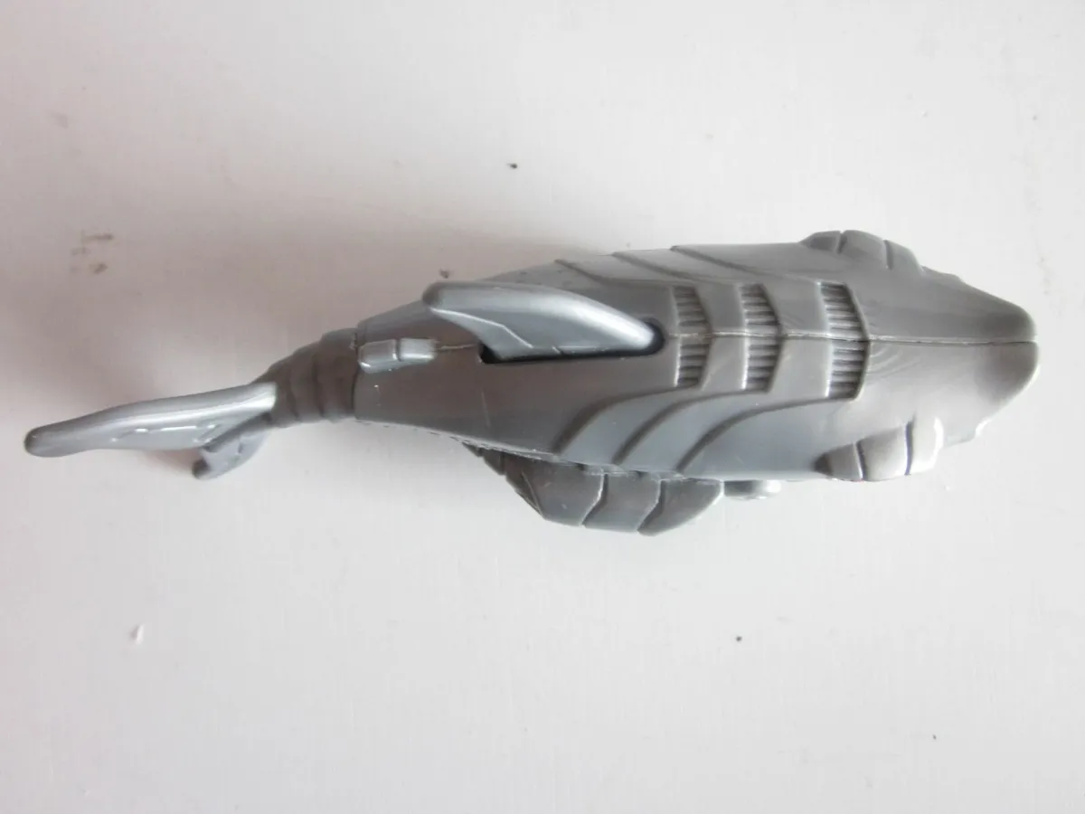 Fisher Price  9cm Robo Silver Shark 2012 - Image 4