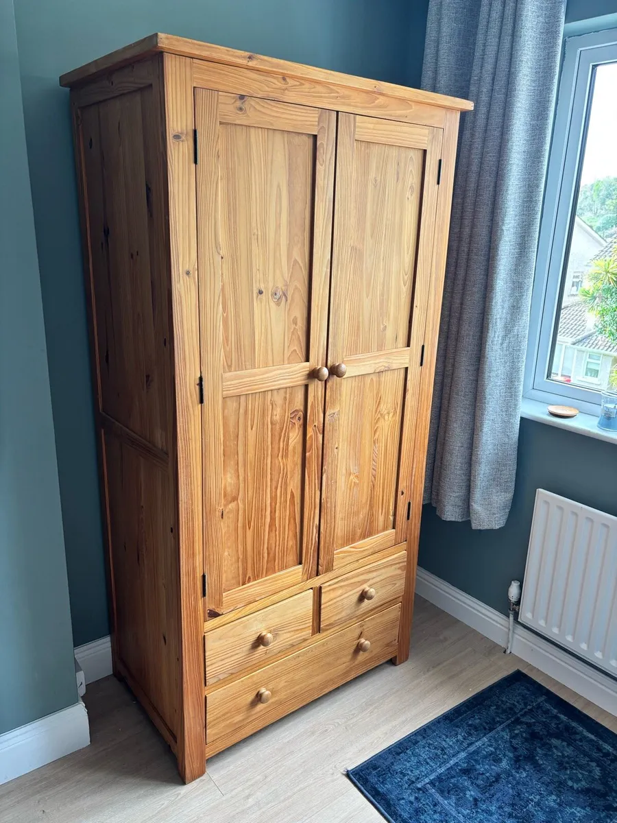 Solid Wood Wardrobe - Image 2