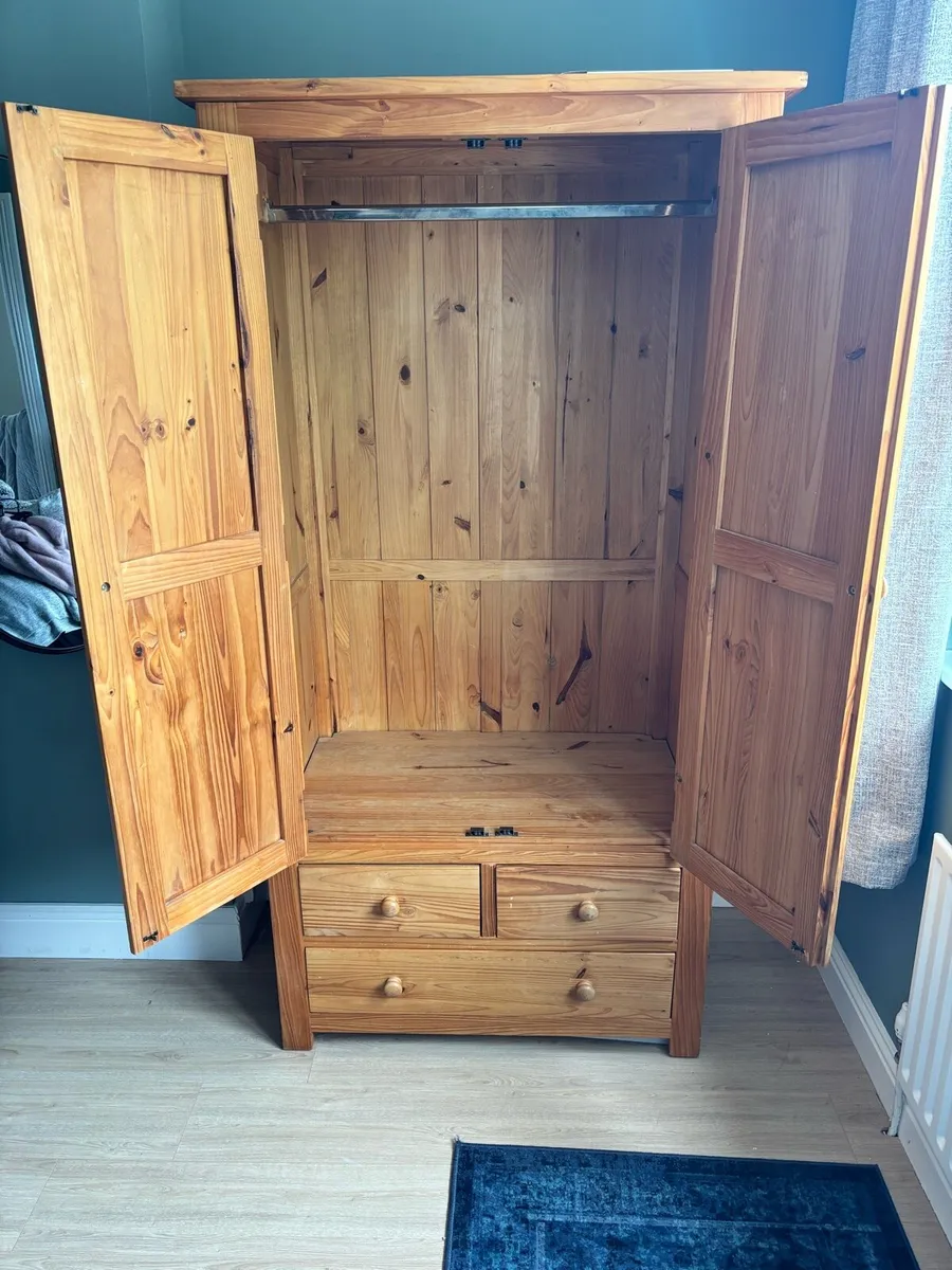Solid Wood Wardrobe - Image 3