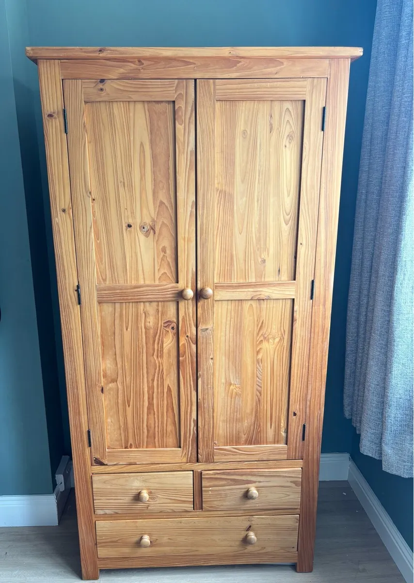 Solid Wood Wardrobe - Image 1