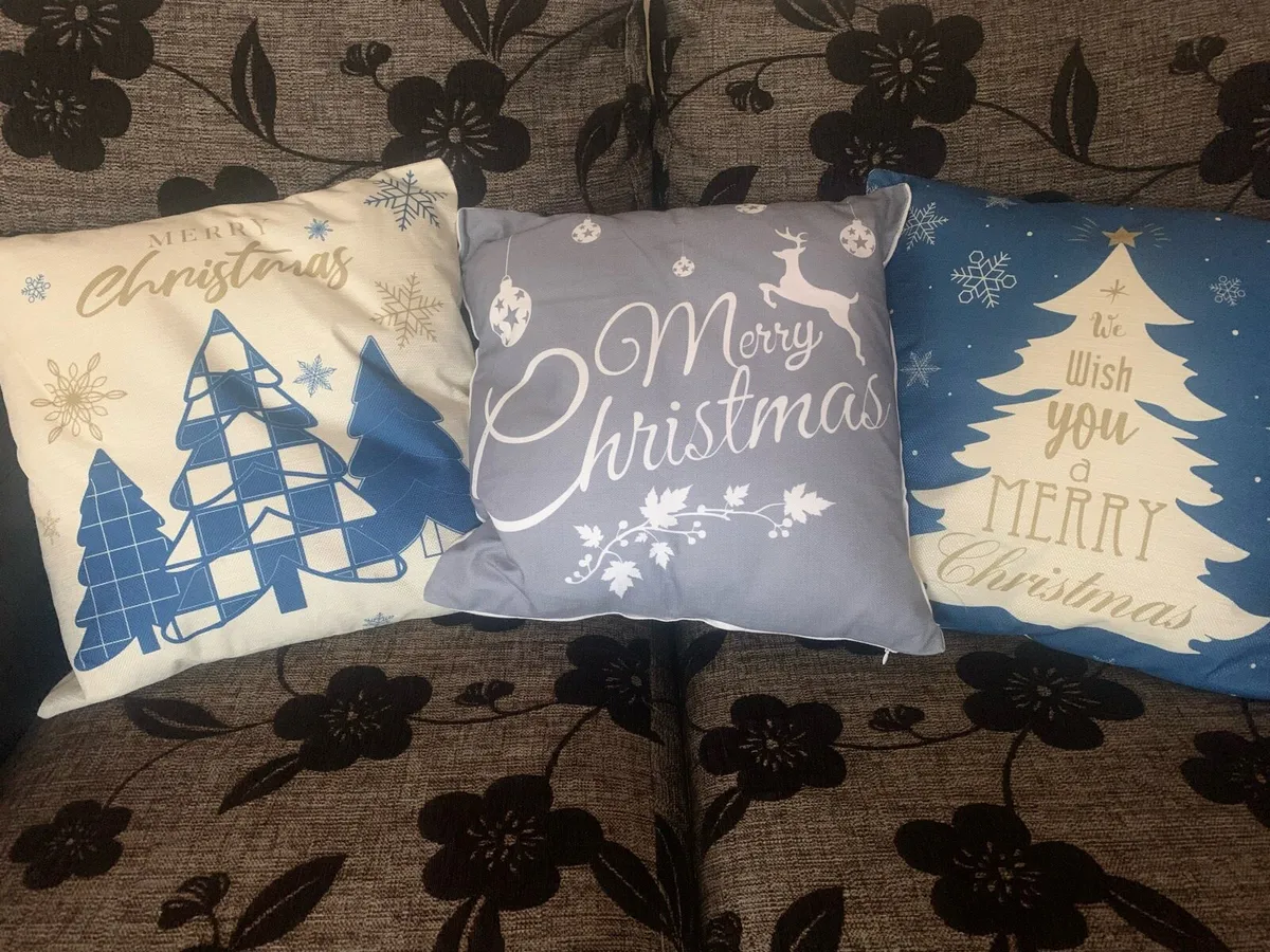 Christmas cushions for sale - Image 1
