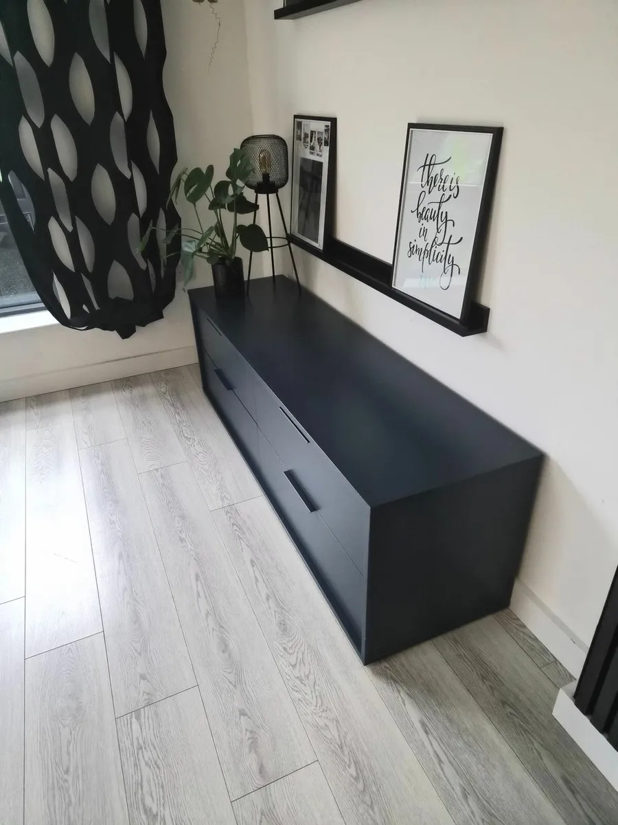 Ladekast met 4 lades, antraciet, 159x45 cm height - Image 3