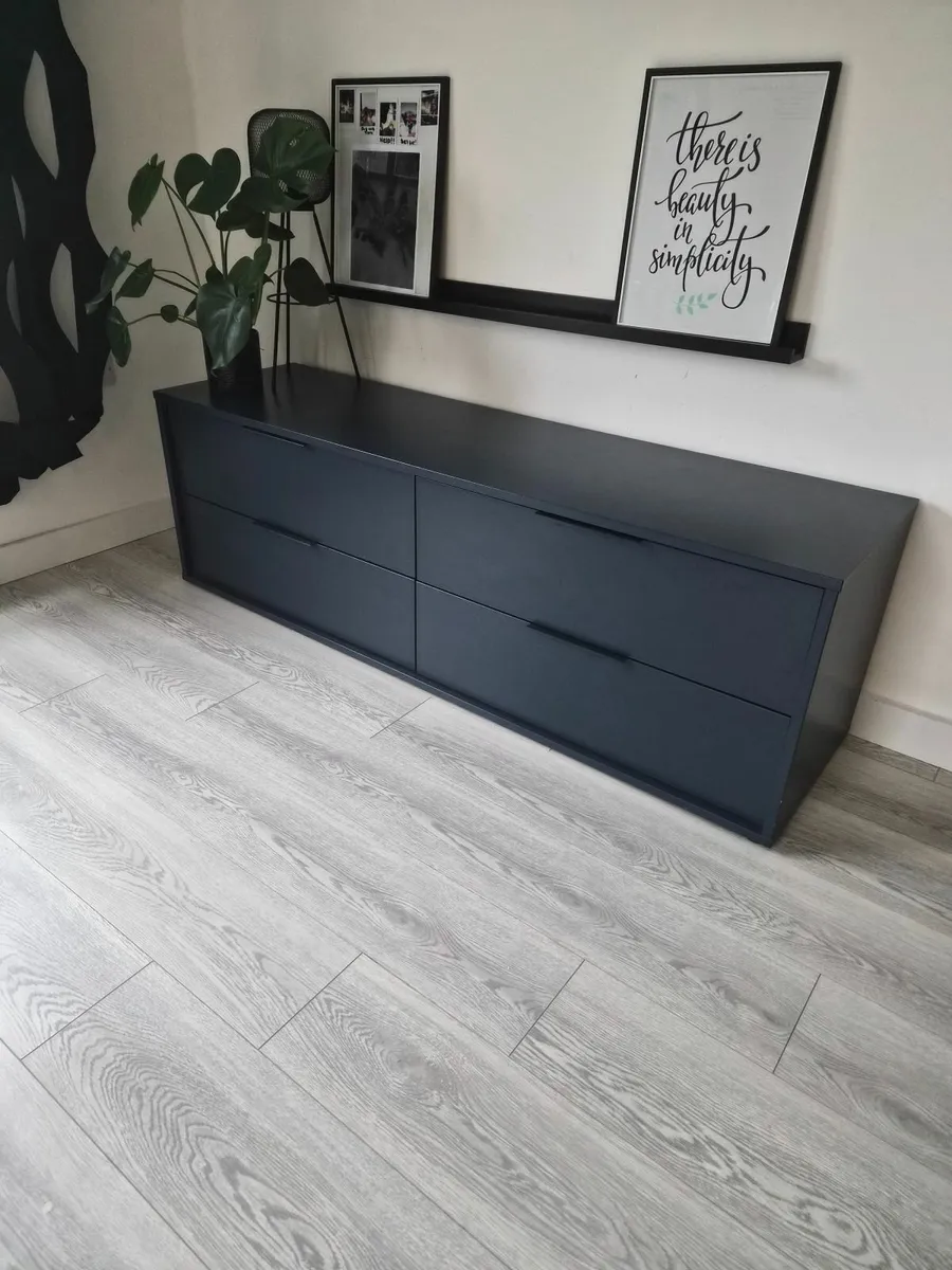 Ladekast met 4 lades, antraciet, 159x45 cm height - Image 4