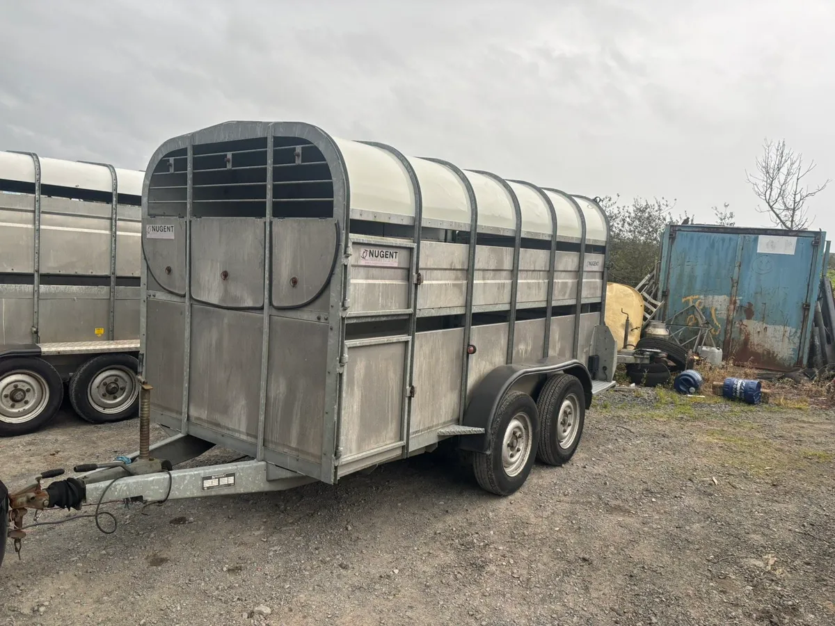 12x6 Nugent and 8x5 Nugent Livestock Trailers - Image 3