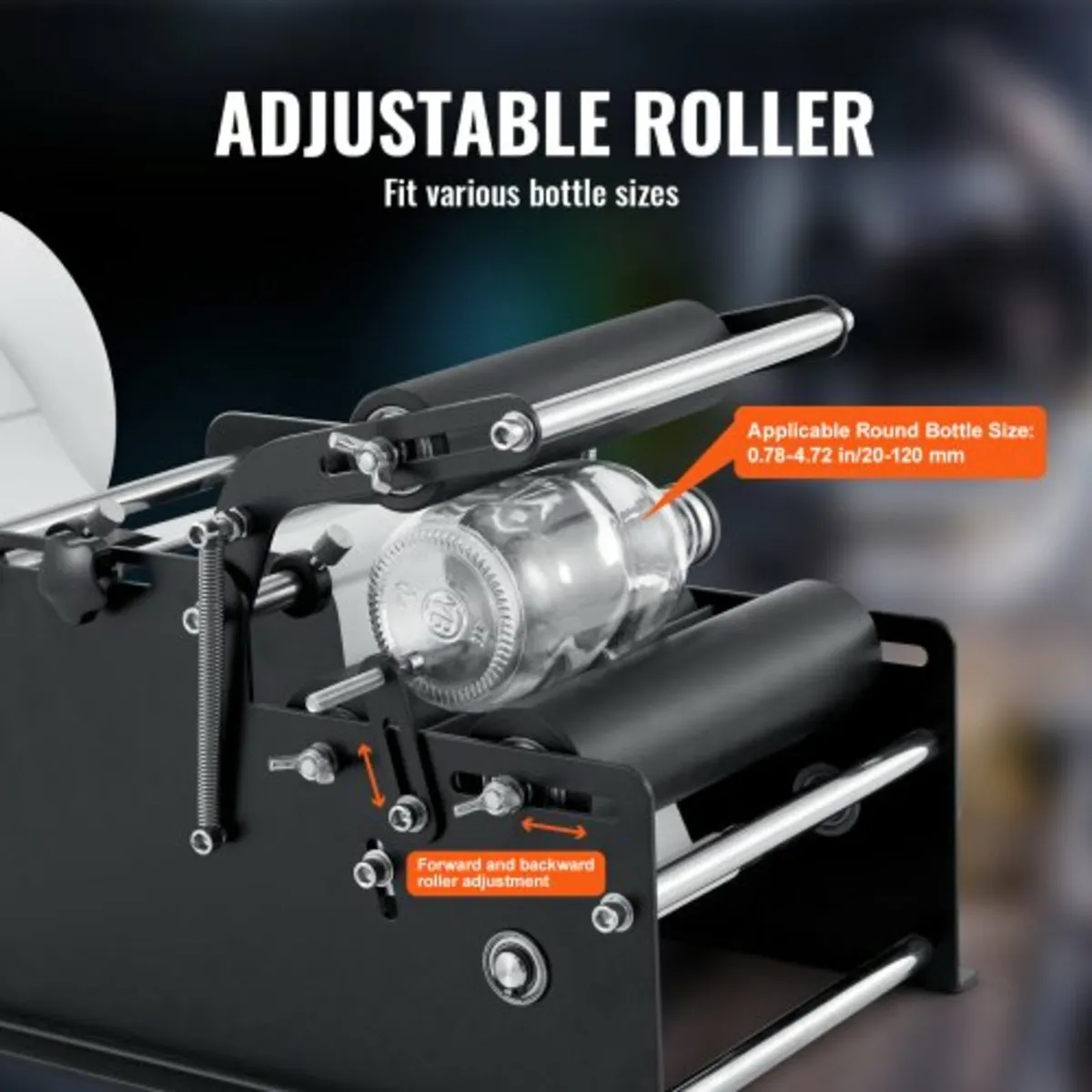 Manual Round Labeling Machine, 15-20pcs/min, Bottl - Image 3