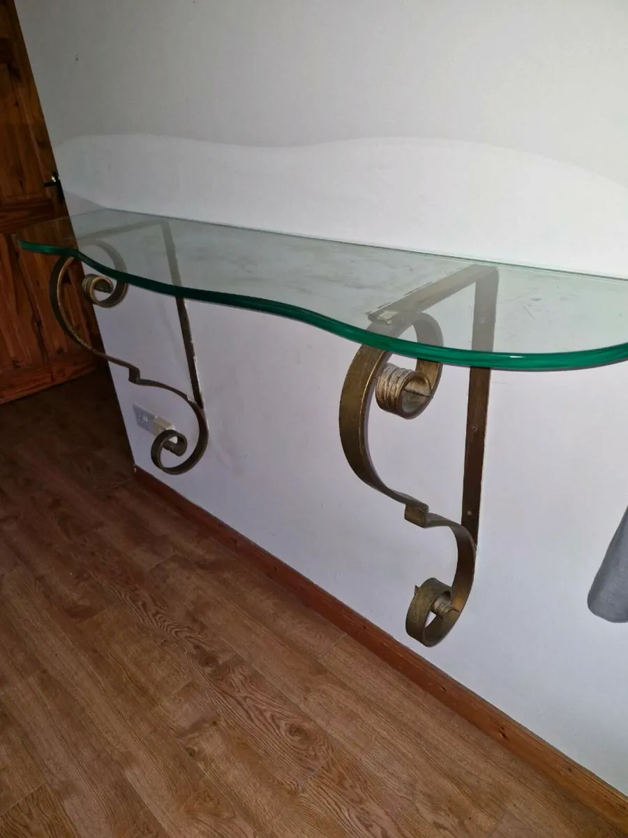 Glass hall table - Image 2