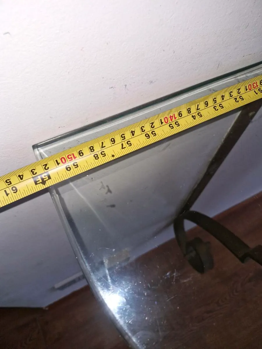 Glass hall table - Image 4