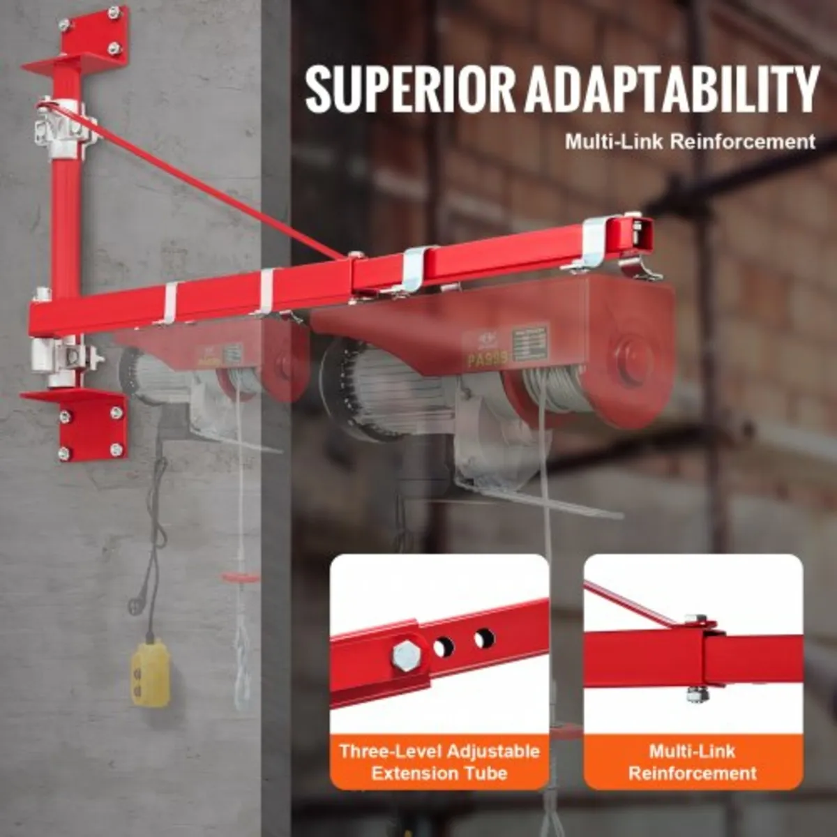600 kg Max Load Capacity, Electric Hoist Holder Sw - Image 4