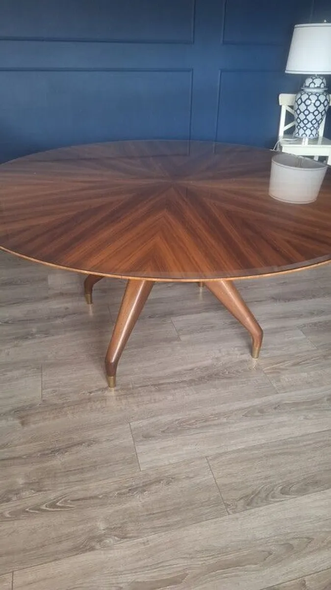 Solid Wood Round Dining Table - Image 2
